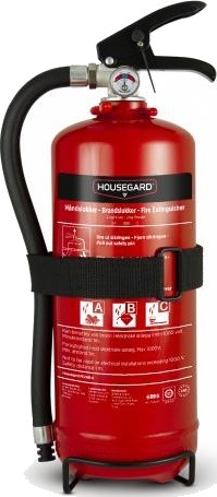 Housegard brannslukningsapparat pe2hr a pulver 2 kg Housegard brannslukningsapparat pe2hr a pulver 2 kg