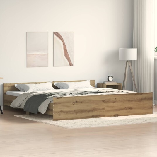 Sengramme Artisan Eik 200x200 cm Konstruert Tre