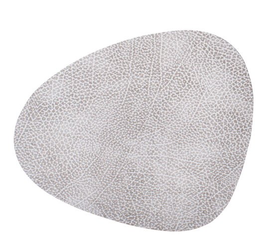 Lind Dna Curve spisebrikke Hippo hvit grå 37x44 cm
