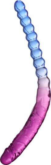Icon Brands Shades Jelly Dobbeldildo 46 cm Blue Icon Brands Shades Jelly Dobbeldildo 46 cm Blue
