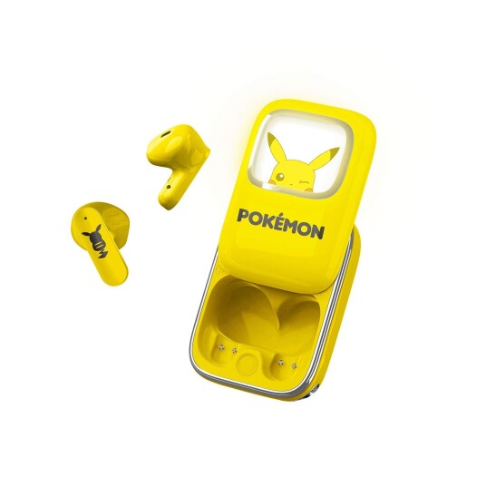 POKEMON Pikachu Hodetelefon In Ear TWS Slide Med LED POKEMON Pikachu Hodetelefon In Ear TWS Slide Med LED