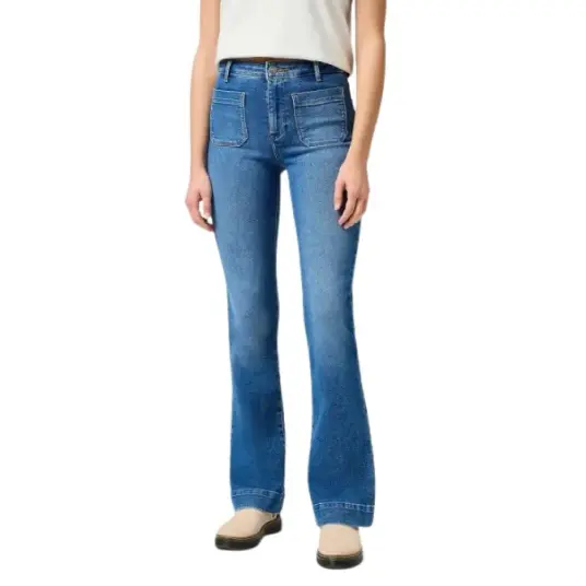 Wrangler Flare Raven Blue W32/L32
