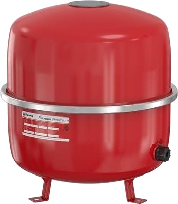Flamco Flexcon Premium Trykekspansionsbeholder 35L for Lukkede Varmeanlæg - Maks 50% Glykol og 35% IPA Sprit Flamco Flexcon Premium Trykekspansionsbeholder 35L for Lukkede Varmeanlæg - Maks 50% Glykol og 35% IPA Sprit