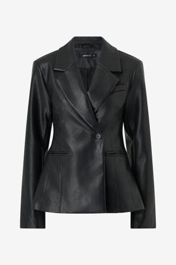 Gina Tricot Dressjakke Shaped pu Svart
