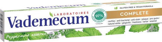 Vademecum Complete Peppermint Essence Tannkrem 75 ml.