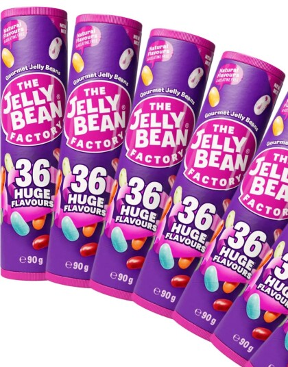 24 stk Jelly Bean Gourmet Mix / Gelebønner med Forskjellige Smaker USA Import   Hel Eske 2,16 kg