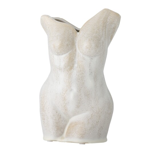 Bloomingville Athena Vase Nature Stoneware 82060370