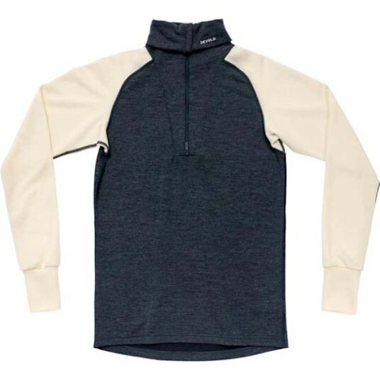 Devold Expedition Merino Silk Zip Herre Ink/Offwhite S Devold Expedition Merino Silk Zip Herre Ink/Offwhite S