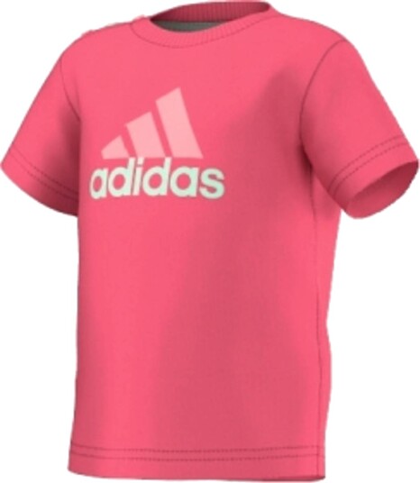 Adidas LS Tee tskjorte rosa (92 / 2 år)