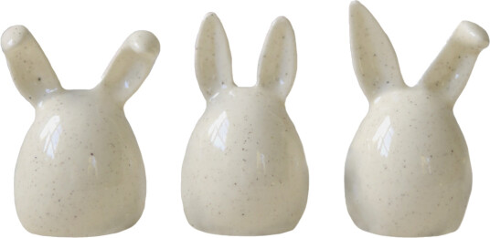 Dbkd Triplets påskeharer 3 pk vanilje ø5 cm h7