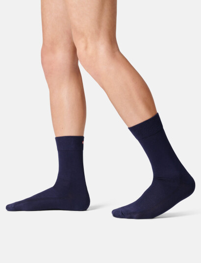 Danish Endurance Bamboo Dress Socks 3 Pack Blue 43 47