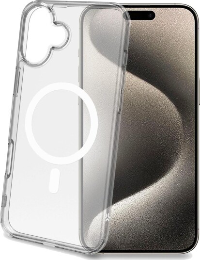 Gelskinmag TPU MagSafe deksel for iPhone 16 Plus Transparent