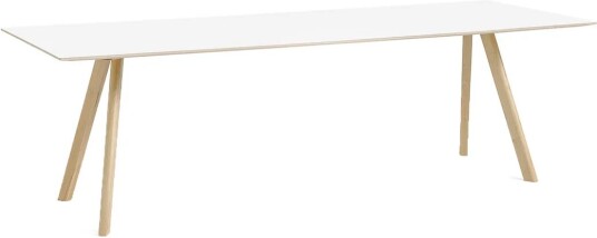 HAY CPH30 2.0 spisebord 90x250 cm White laminat lakkert eik