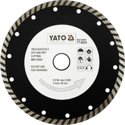 YATO YT 6024 Mellomleggsskive vinkelsliper