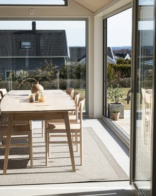 Kilands Valetta grå flatvevd teppe