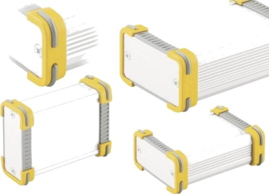 Fischer Elektronik FR 55 25 100 ME 10035341 114 × 63,6 × 33 mm Aluminium Natur/Gul