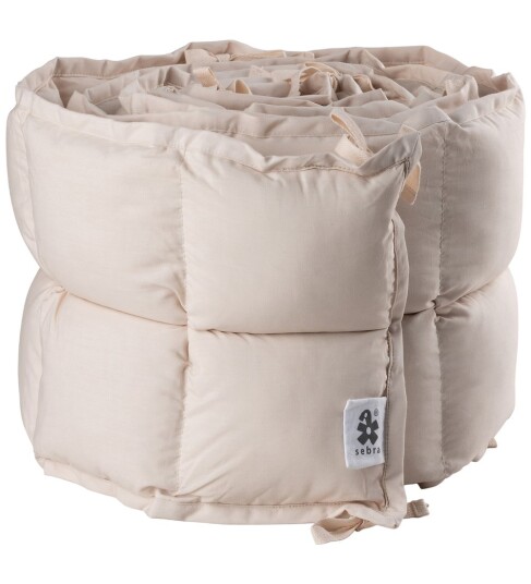 Sebra Birchbark Rose Stripe Sengerand Kapok