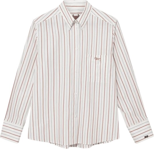 Heyanno Mmhkind Stripe Shirt   WHITE   44