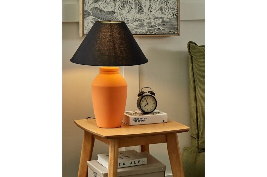 Rodbrera Bordlampe 52 cm E27 Oransje/Svart