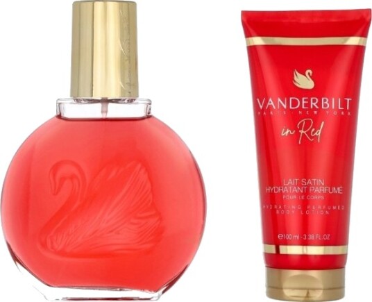 Gloria Vanderbilt In Red Giftset 200 ml Eau De Parfum Spray 100ml/Body Lotion 100ml