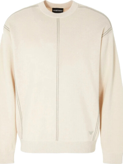 Emporio Armani Herre Strikkevarer Beige M,