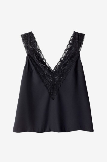 Stylein Topp Mede Top Svart Stylein Topp Mede Top Svart