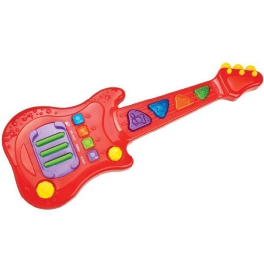 Junior Musician Elektronisk Gitar m/ 18 sanger