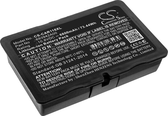Batteri til Chauvin Arnoux C.A 6116N etc