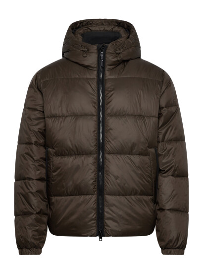 Abercrombie & Fitch Aircloud Hooded Puffer Brown XL Abercrombie & Fitch Aircloud Hooded Puffer Brown XL