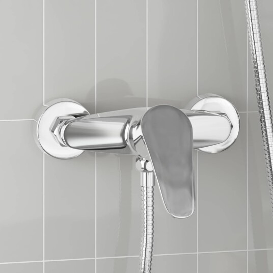 vidaXL Dusjblandebatteri Krom G 1/2 Tommer