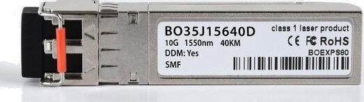 Blueoptics 3He05036aa-Bo Fiberoptikk 10000 Mbps Sfp+ Lc 40000 M 1550 Nm