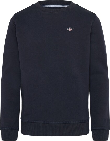 Gant Kids Shield Crew Neck Sweatshirt Navy 176