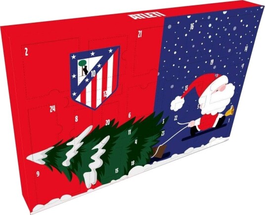 Atletico de Madrid juleadventskalender 24 overraskelser Atletico de Madrid juleadventskalender 24 overraskelser