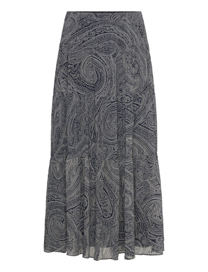 Lauren Ralph Lauren Poly Crinkle Ggt 58-Skirt - Navy - 32