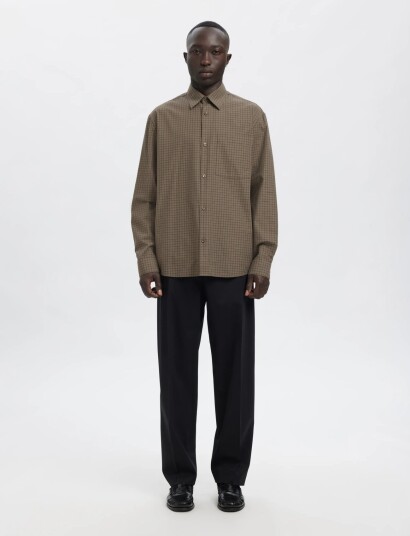 Annarr Anraslund Checks Ls Shirt Khaki green XL
