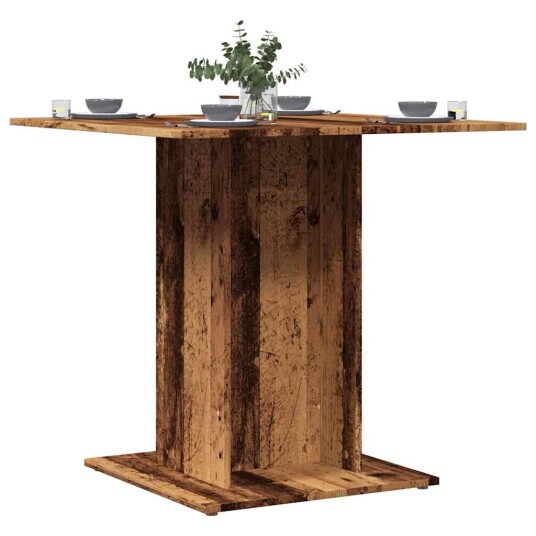  Spisebord gammelt tre 80x80x75 cm konstruert tre 8721158434050