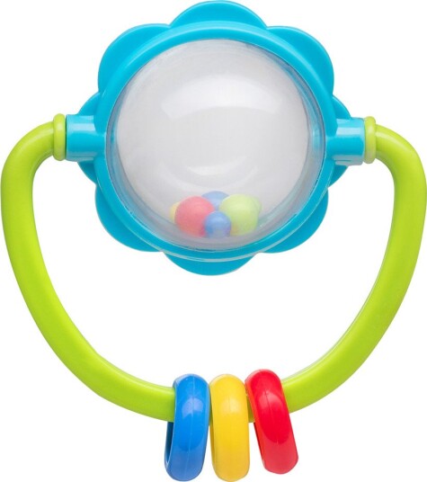 BabyOno Rangleball Rød/Blå/Gul/Grønn