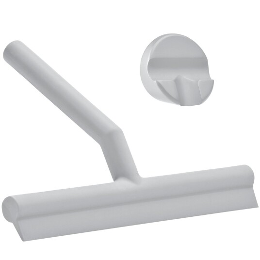 Zone Denmark Dusjskrape med Holder Soft Grey