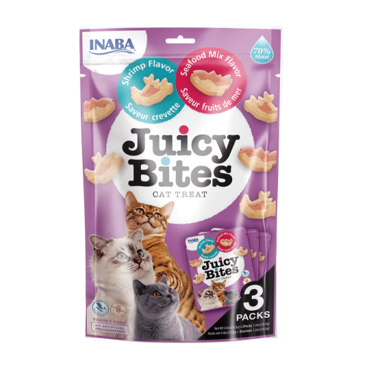 Inaba Churu Juicy Bites Snacks For Katt Reker Sjømat