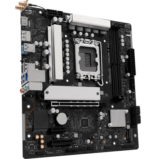 Asrock B860M-X WiFi Micro-ATX Hovedkort med LGA1851 og DDR5 RAM Asrock B860M-X WiFi Micro-ATX Hovedkort med LGA1851 og DDR5 RAM