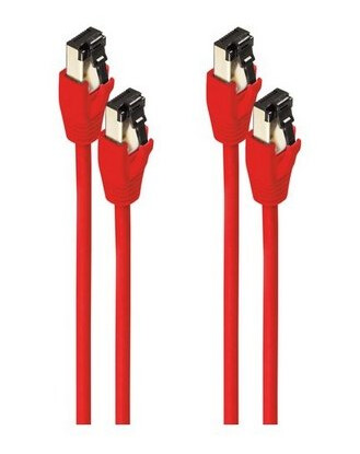 Shiverpeaks Bs08-41074-2 Nettverkskabel Rød 10 M Cat8.1 F/Ftp (Fftp) (Bs08-41074-2)