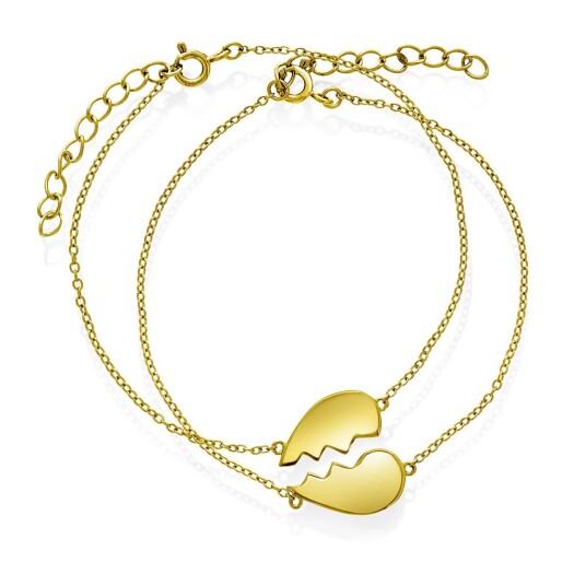Pan Jewelry Vennskapsarmbånd i 925 forgylt sølv Pan Jewelry Vennskapsarmbånd i 925 forgylt sølv