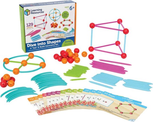 Learning Resources LER 1773 Sjø Og Bygg Geometrispill 6 År+