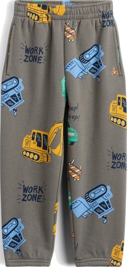 GAP Baby & Toddler Vintagesoft Print Pull On Joggers FS TRUCK 98 GAP Baby & Toddler Vintagesoft Print Pull On Joggers FS TRUCK 98
