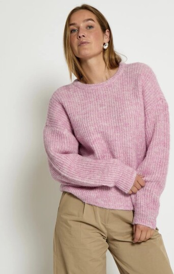 Peppercorn Pcjessa Grs Rws Knit Pullover Pink XS Peppercorn Pcjessa Grs Rws Knit Pullover Pink XS