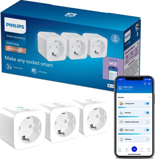 Philips Smart Plug Matter (3-pakk) Philips Smart Plug Matter (3-pakk)