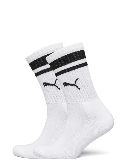 PUMA Puma Unisex Heritage Crew Sock 2P - White - 39-42