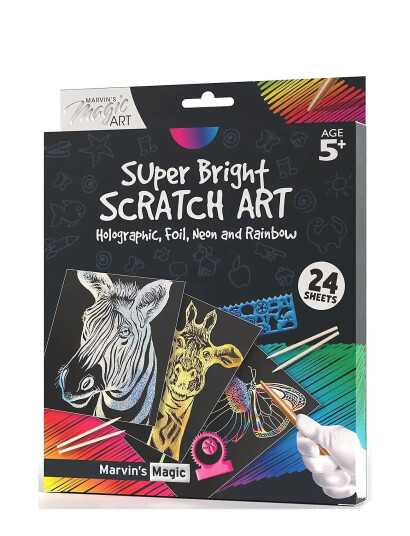 Marvin"s Magic Scratch Art - Super Bright - Multi/patterned - ONE SIZE