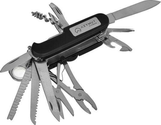 Azymut Multiverktøy Lommekniv med Etui (25 funksjoner)