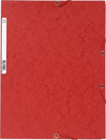 Exacompta Nature Future   3 Fliksmappe   For A4 210 X 297 Mm   Kapasitet: 250 Ark   Spraglet Rød